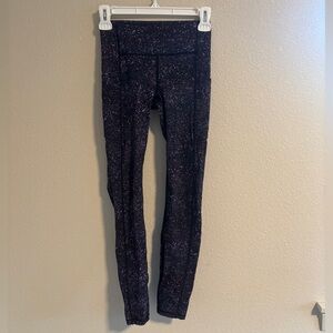 lululemon athleta galaxy crystalline multi leggings size 2